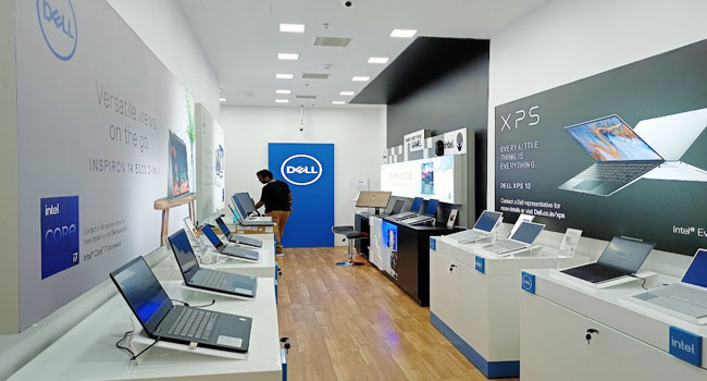 DELL Exclusive Showroom in Marina Mall, Chennai, India