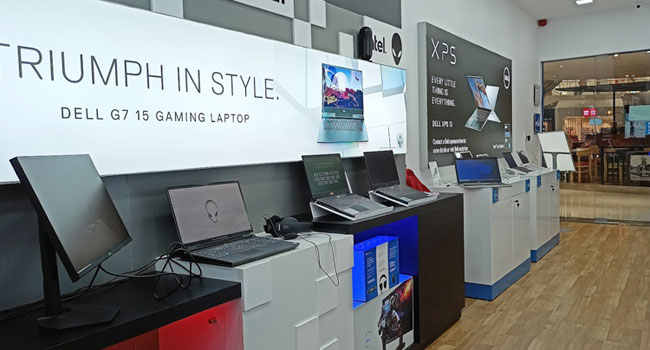 DELL Exclusive Showroom in Marina Mall, Chennai, India