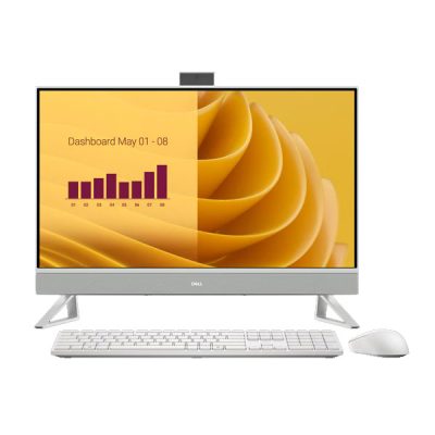 Dell 27 AIO (EC27250) OEC2725001201RINW3 Desktop (13th Gen Intel® Core i7-1355U Win11+MS Office 24+M365 16 GB DDR5, 1TB SSD Integrated Graphics 27” FHD WVA Wireless 1 Yr McAfee LiveSafe 3 Year NO ODD)